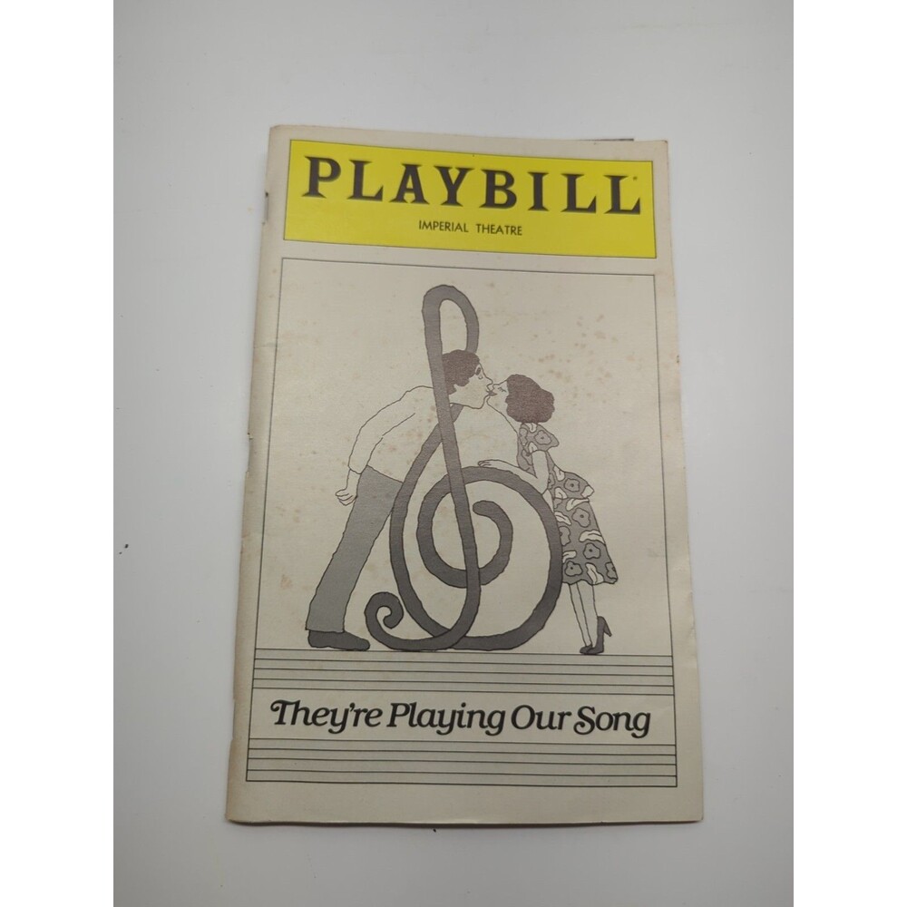 VINTAGE 1979 Playbill They're Playing Our Song Imperial Theatre Klein Arnaz